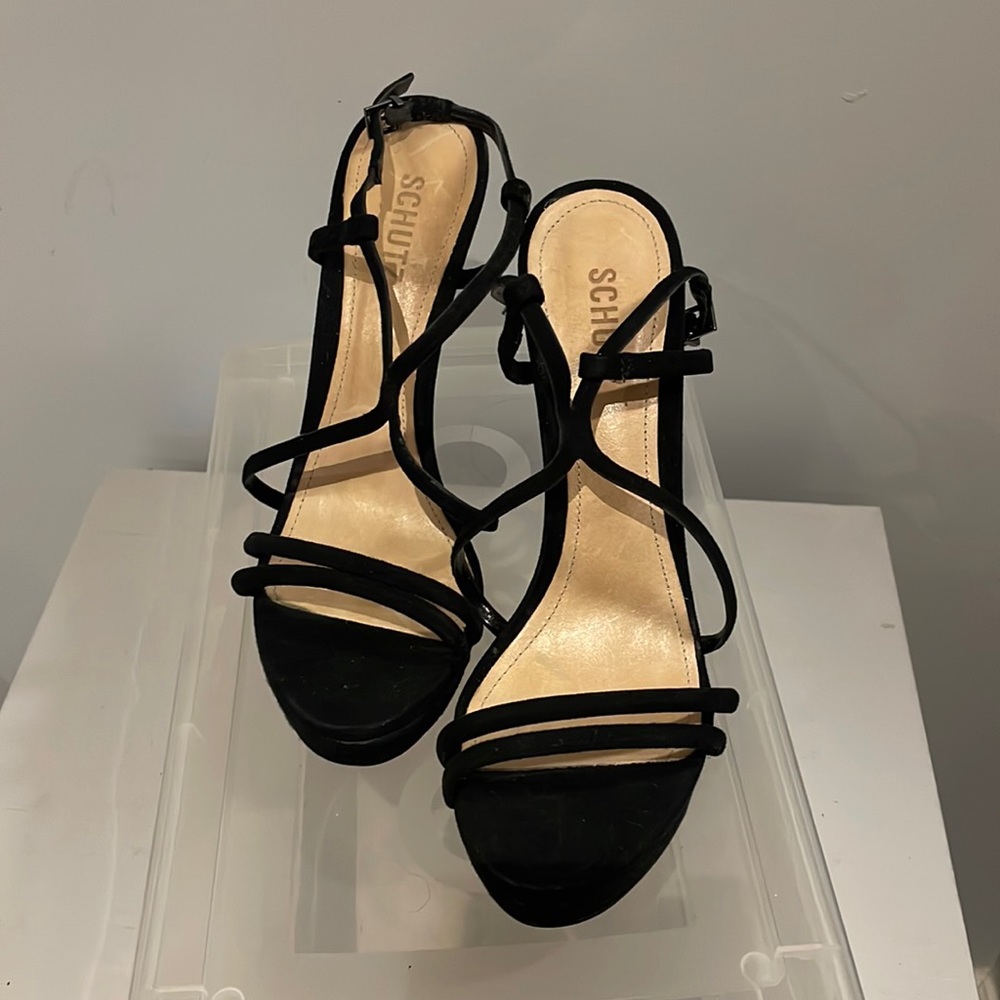Schutz Black Heels - Size 9